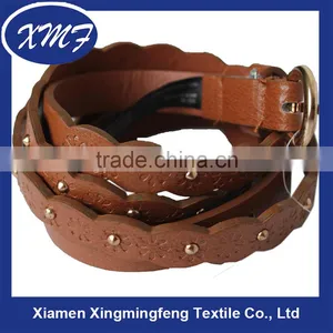 Wholesale Fashion Women Print PU Leather Belt Pin Buckle thumbnail-1