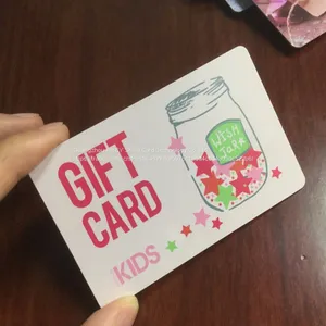 Aikeyi Custom Printing Embossed Mumber PVC Card /Custom Shape Plastic Gift Cards thumbnail-1