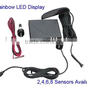 Rainbow LED Display With Switch Car Ultrasonic Parking Sensor thumbnail-1