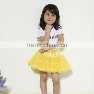 Kids Baby Girls Princess Dancewear Tutu Ruffle Chiffon Fluffy Pettiskirt Skirts thumbnail-2