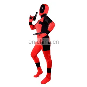 Simple Jumpsuit Cosplay Deadpool Costume thumbnail-3