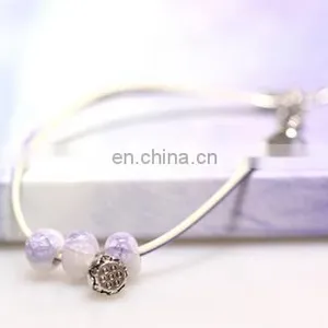 Chinese Handicrafts Fine Jewelry Ceramic Beads Bracelet Lotus Seed Accessories Honey Lovers thumbnail-5