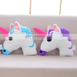 Home Derco Kids Purple Unicorn Pillow Plush Toy Fashion LOW MOQ Stuffed Soft Plush Unicorn Cushion thumbnail-4
