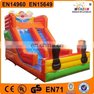 High Quality Mobile Little Inflatable Clown Slide Child Used for Sale thumbnail-1