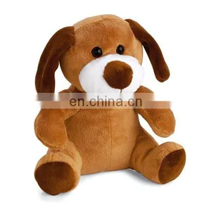 Wholesale Cute Super Soft Baby Toys Brown Puppy Plush Toys thumbnail-1