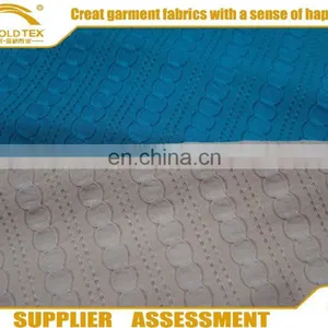 Polyester Spandex DTY Jersey Fabric Printed Stripe Jacquard Knit thumbnail-2