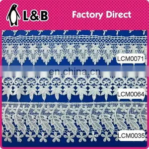 3.5cm Stock Design Embroidery Polyester Chemical Lace thumbnail-6