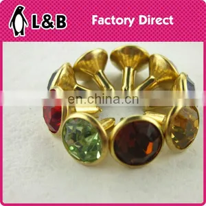 8mm Long Shank Jeans Rhinestone Rivet thumbnail-5