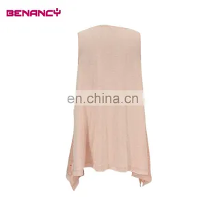 Summer Sleeveless Lady Tunic Swing Women Retro Burn Out Tunic thumbnail-2