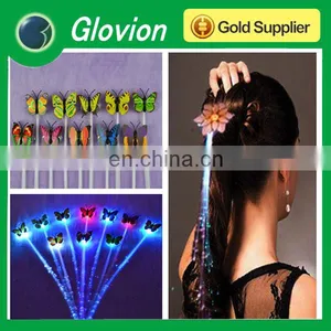 Hot Sale Glowing Hair Braid ,led Flashing Hair Hoops Flashing Braid for New Years Eve Party thumbnail-1