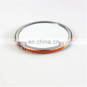 Sedex Audit Promotional Custom Mini Cute Unique Round Tin Plate Compact Pocket Mirror thumbnail-3