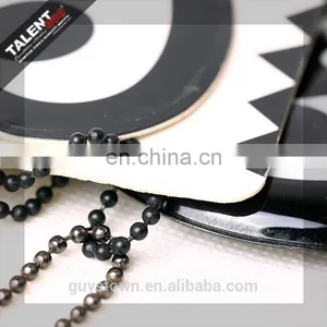 Custom Paper Printed Black Punched Shape Hangtag With PVC Cotton Filling Pendant for Kid's Garment thumbnail-6