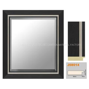 J08014 Wholesale Modern Popular Wall Mirrors,Fancy Plastic Wall Mirrors for Hotel Project thumbnail-3