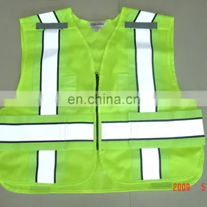 Security Guard Reflective Vest Reflective Safety Fluorescence Green Reflecting Vest thumbnail-2