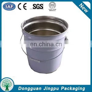 Customized Round Clear Paint Can With Tin Lid thumbnail-5