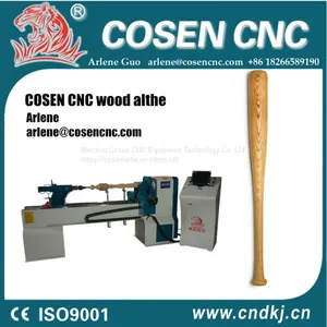 CNC Wood Turning Lathe Machine for Wood Baseball Bat thumbnail-3