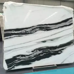Panda White Marble Slab Marble Tiles on Sale thumbnail-3