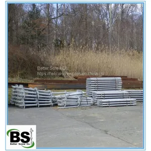 Galvanized Steel 66 Inch Helical Earth Screw Anchor thumbnail-1