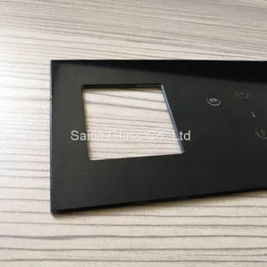 China Supplier Heat Tempered Glass 3mm 4mm Polished Edges for Smart Home Automation Touch Panels thumbnail-3