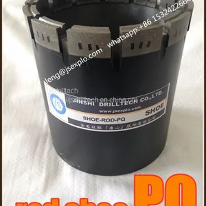 PQ Drill Rod Shoe Bit, Impregnated Diamond Core Drill Bits, Exploration Drilling, Rock Coring, Geotechnical Drilling Bits thumbnail-1