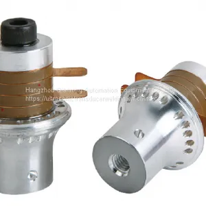 300W 40khz Ultrasonic Transducer 25mm Diameter Ceramic For Cutting 4um Amplitude thumbnail-1