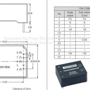 10W 2.5KV Isolation Wide Input AC/DC Converters thumbnail-2