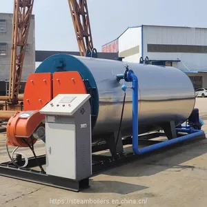300,000-4,200,000 KCal/H Natural Gas Diesel Oil Fired Hot Water Boiler for Hotel Greenhouse School thumbnail-1