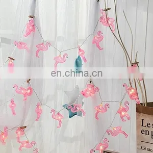 Factory Decorative Led Summer Holiday Curtain Strip Flamingo Lights Garden Party Home Outdoor Decoration Fairy String Light thumbnail-4