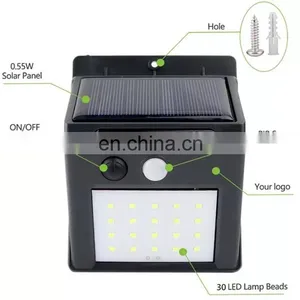 60 Led IP65 Waterproof Wireless Security Outdoor Solar Street Light Motion Sensor Solar Wall Light Solar Garden Light thumbnail-7