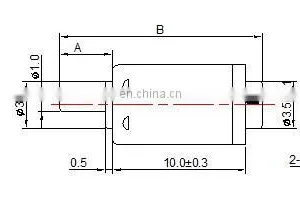 Precision Metal Brush 1.5-3V High Speed DC Miniature Motors K10 thumbnail-2