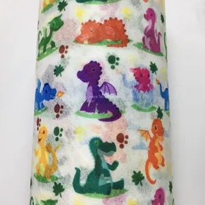 Manufacturers Mass Production of Pure Color Spunlaced Printing Non-woven Disposable Mask Cloth thumbnail-4