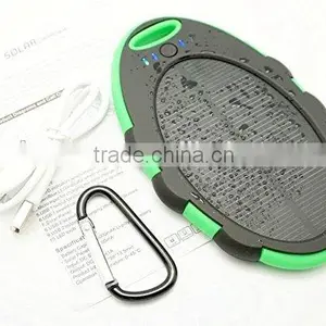 5000mah Solar Power Bank,waterproof Solar Power Bank Charger thumbnail-5