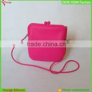 Hottest Sales Custom Silicone Bag Soft Rubber New Design Lady Bag Hand Bag thumbnail-2