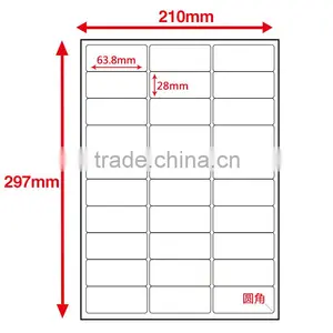 SINMARK Matte Surface 64mm*28mm Perforated Sticker Paper thumbnail-2