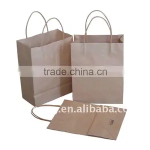 Fancy Design Kraft Paper Bag for Shopping Quality Choice thumbnail-2