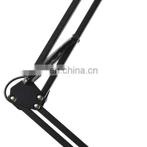 Tonghua New Round Lamp Holder LED Foldable Eye-propection Iron Reading Desk Fixed USB Port Table Light thumbnail-4
