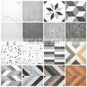 White Terrazzo Tile Antique Kitchen Balcony 300*300 All Porcelain Non-slip Floor Tile thumbnail-5