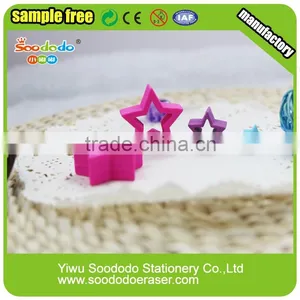 Layered Pretty Star Shape Erasers thumbnail-1