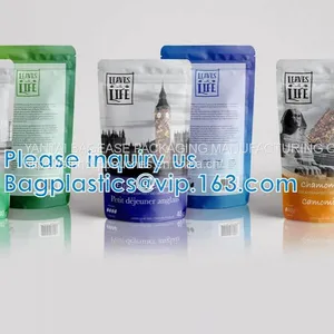 Resealable Airtight Bags, Zipper Lock Pouch, Reclosable Lock Food Storage Bags Heat Seal Pouches Grocery Pack thumbnail-2