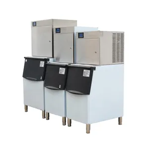 500kgs/24hours Hot Bar Cube Ice Making Machine Ice Maker Cube Maker Equipment Granular Ice Machine With CE C thumbnail-1