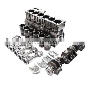 6D114 6745-21-1190 Excavator Short Cylinder Block for Komatsu thumbnail-1
