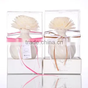 100ml Home Fragrance Sola Flower Diffuser With Ceramic Jar, Air Fresher Gift Set SA-0239 thumbnail-1