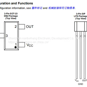 DRV5053VAEDBZRQ1 Hall Sensor TI Original Stock thumbnail-3