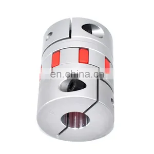 Vacuum Pump Coupler Flexible Flex Alloy Aluminium Rubber Spider Shaft Motor Plum Jaw Spider Coupling thumbnail-1