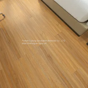 Sheet Glue SPC Floor Locking Floor Stone Plastic Floor PVC Floor Plastic Floor Foshan Wholesale thumbnail-2