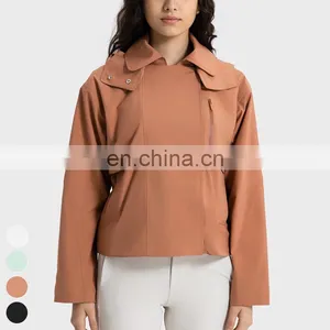 Multi-functional Removable Hood Trench Windbreaker Windproof Waterproof Coat Custom Outdoor Jackets Women Windbreaker Jacket thumbnail-1