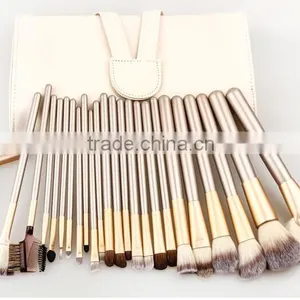 18pcs Face Use Beauty Brush Kit With Nature Long Bamboo Handle thumbnail-2