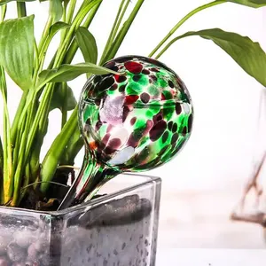 Wholesale Blown Colorful Self Automatic Drip Glass Plant Watering Bulb Aqua Globes for Garden Plant thumbnail-1