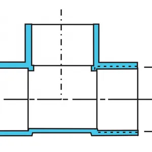 Single-threaded Tee Fitting thumbnail-2