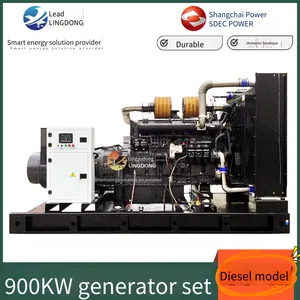 Shanghai Diesel Engine 6w Series High-power Power Unit, 900kw Diesel Generator Set With Low Vibration and High Reliability thumbnail-1